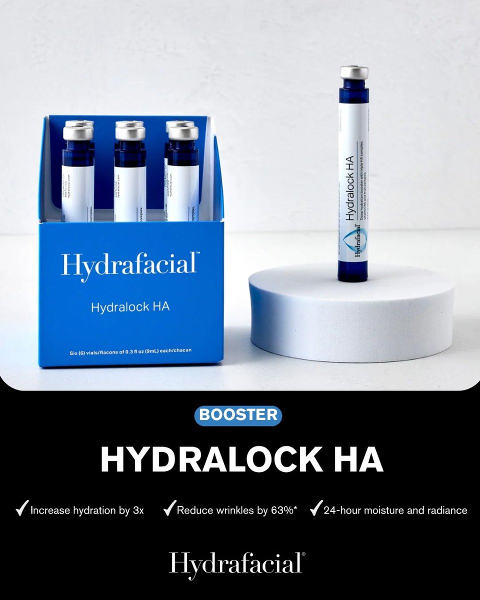 johnlopezshs141's tweet photo. Winter can leave your skin dry, dull, and dehydrated. Restore moisture, boost skin plumpness, and reveal a radiant complexion all season with the Hydralock HA Booster, powered by hyaluronic acid. Book your Hydrafacial appointment. https://t.co/n9r9i2KL62