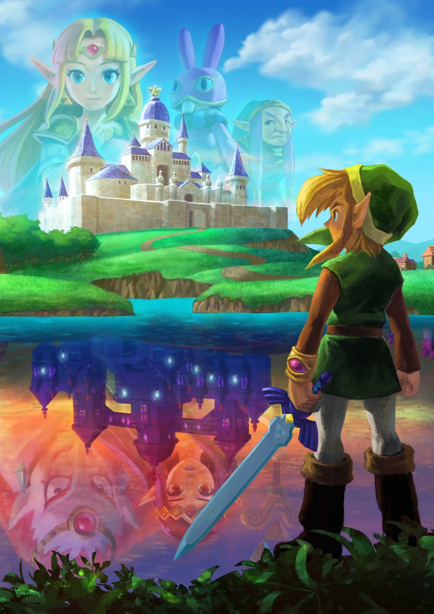 Valeska_Loki's tweet photo. A Link Between Worlds official art you are so beautiful. https://t.co/nSAVBay3Fe