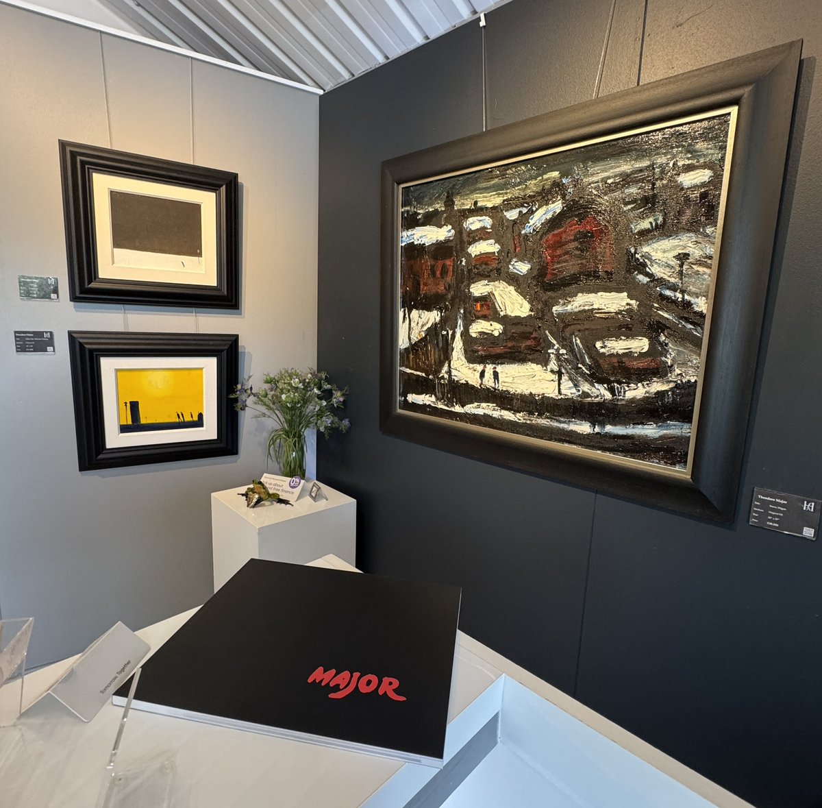 HepplestoneArt's tweet photo. What an incredibly busy day in Heskin today for the launch of the second leg of our Theodore Major exhibition.
Although many works have sold today, we are open again tomorrow at 11am so be sure to call in.
#theodoremajor #originalpaintings #northernart #lancashire #wigan https://t.co/8NiBsmw38E