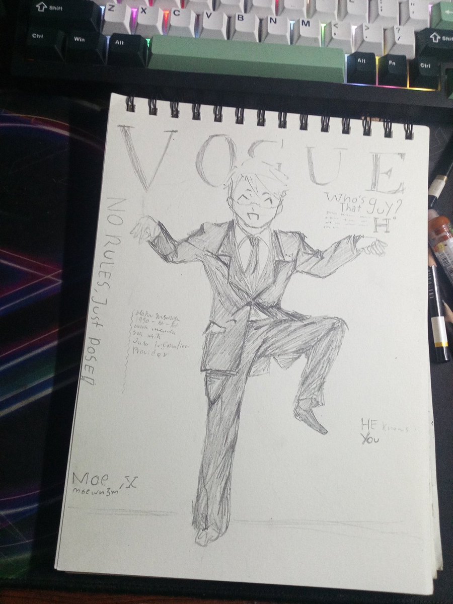 Moewn3M's tweet photo. Sok banget Vogue #traditionalart #art https://t.co/TPs3JSxQDg