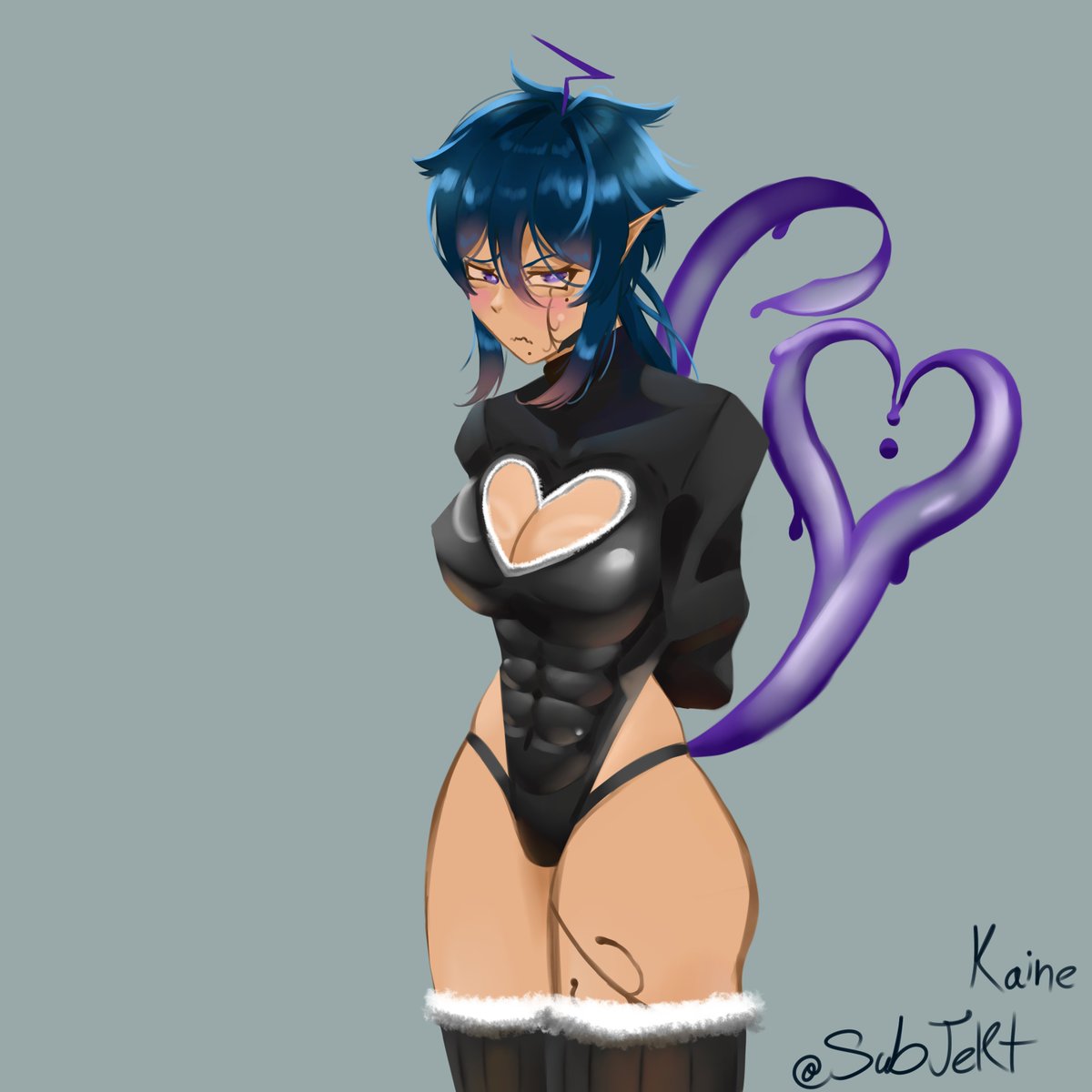 SubjektKaine's tweet photo. Because my entire body is made out of an anomalous substance (Which has no name yet, so we'll call it "Anomalous Slime") I'm able to take any form and create anything I've digested.
That means...
#Subdraw #SubArt #digitalart #pngtuber https://t.co/Ygxuv7oxIU