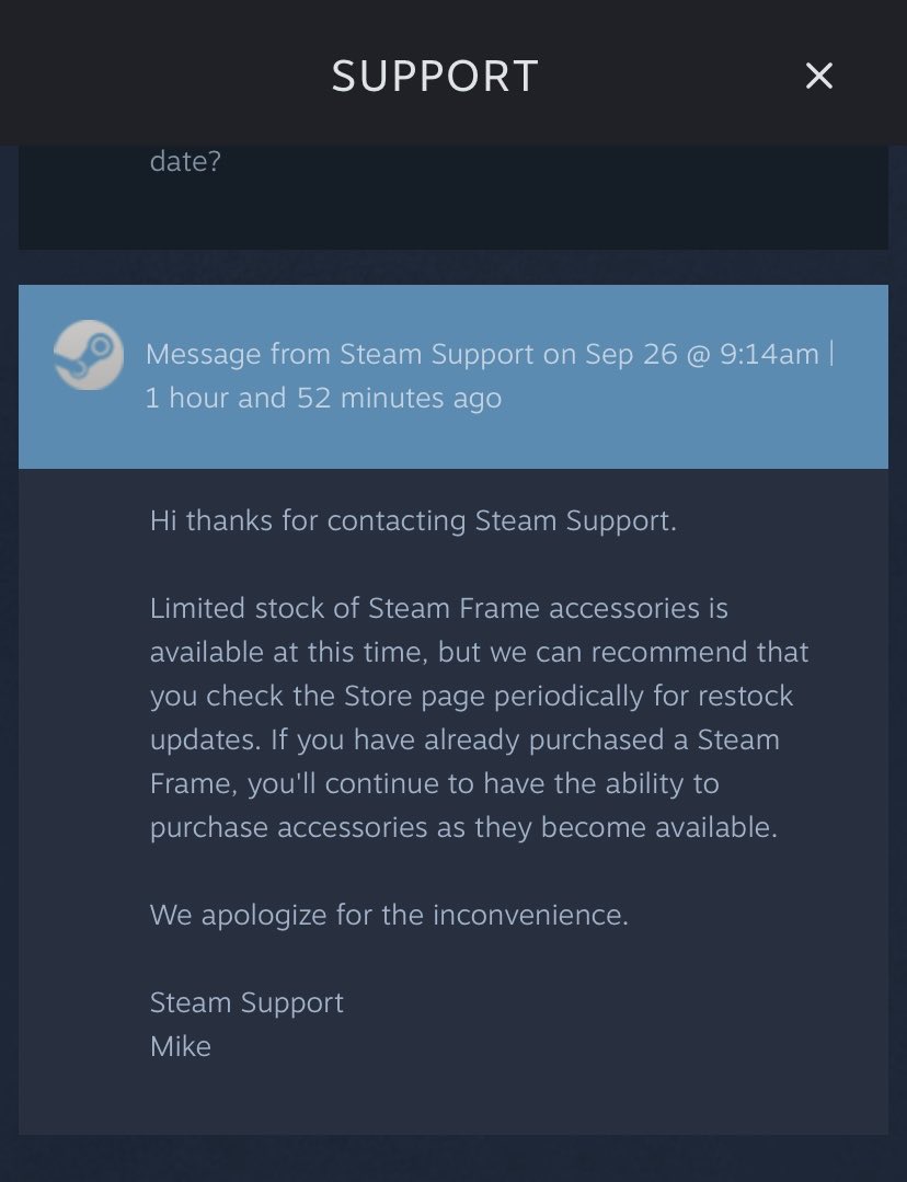 miyanetta's tweet photo. @HardwareSteam hiiii i dunno if this is known information (i didnt know it and i couldnt find answers, which is why i contacted support), but you can apparently still purchase any of the accessories even after you have ordered the frame kit itself! https://t.co/r8XHGWZj9k