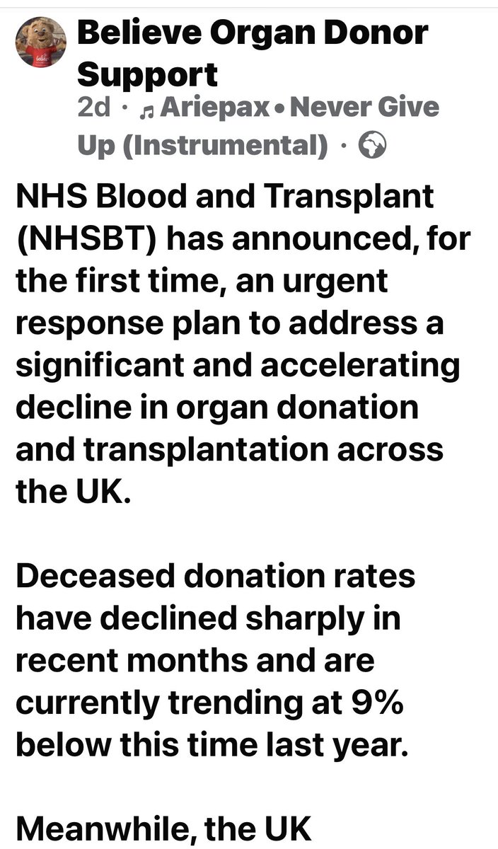 JacquiDeevoy1's tweet photo. Oh dear. 

Wonder why they’re asking people to register as a donor. In the UK, it’s been an opt-OUT system since May 2020. 

Opt out here: https://t.co/TzF9fUXyd5

🤔 https://t.co/bbAlmwo7MS