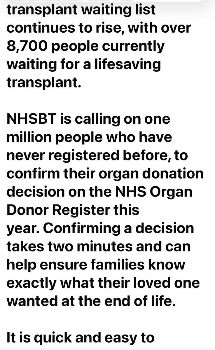 JacquiDeevoy1's tweet photo. Oh dear. 

Wonder why they’re asking people to register as a donor. In the UK, it’s been an opt-OUT system since May 2020. 

Opt out here: https://t.co/TzF9fUXyd5

🤔 https://t.co/bbAlmwo7MS