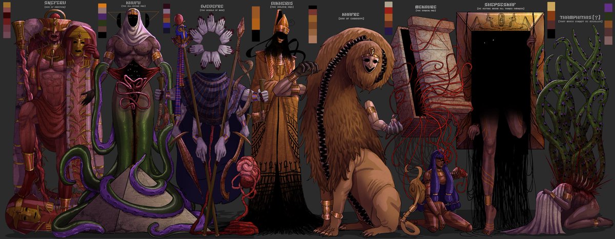UserMaatRe_S's tweet photo. I finally finished all the Old Kingdom kings!!!! 
Here are the 3rd, 4th, 5th and 6th dynasty! https://t.co/cQg95ulQgz