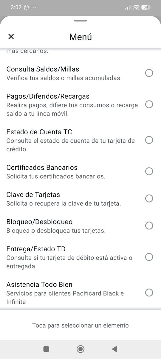 mjavier_84's tweet photo. @PacifiCard @BancoPacificoEC Ese es el Bot y nadie responde sobre los seguros indebidos por favor ayudaaa https://t.co/DdbEOV5R4b