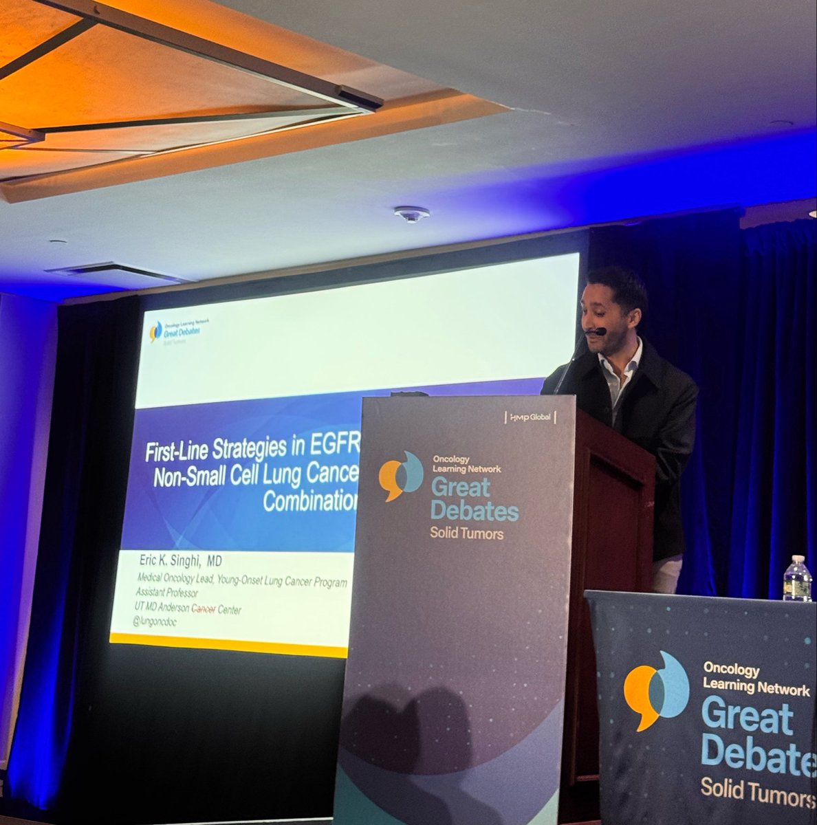 Dr. Estela Rodriguez (@Latinamd) — OLN Great Debates 2026 — Lung Cancer data slide 1