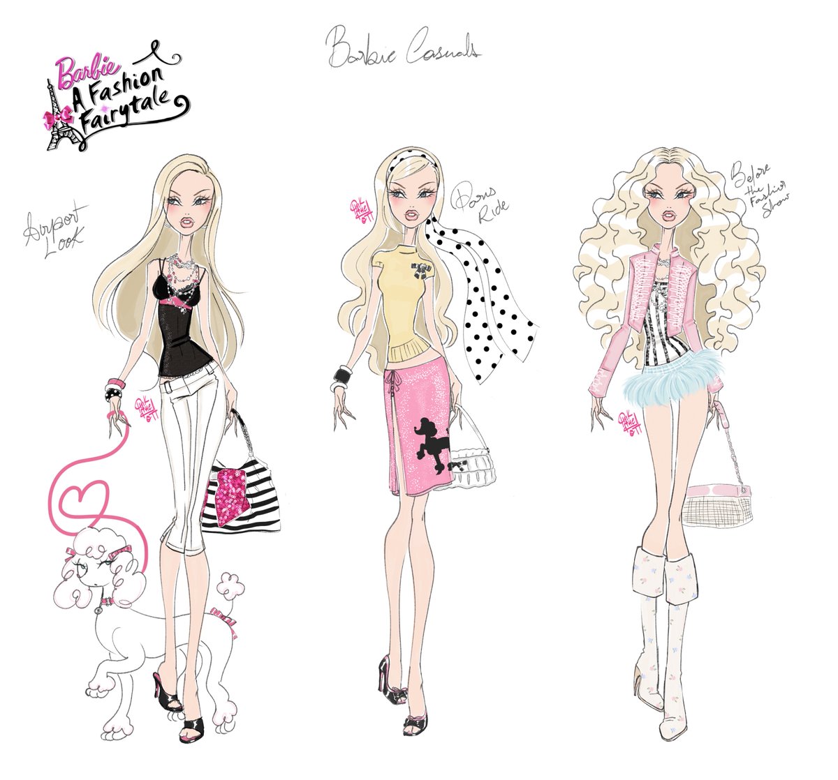 pinkthehot's tweet photo. Barbie A Fashion Fairytale casual outfits reimagined https://t.co/kM1FroDlPR