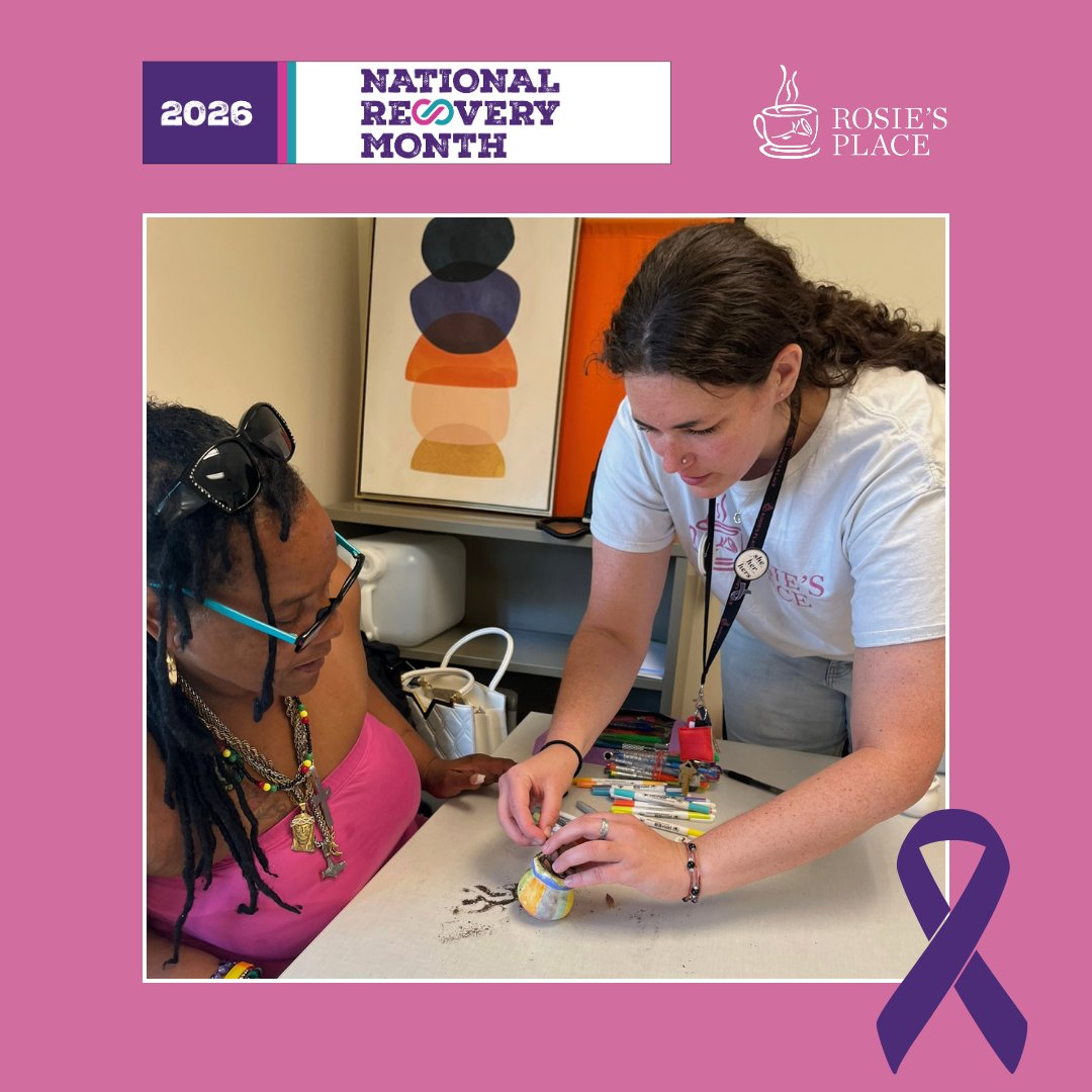 RosiesPlace's tweet photo. One of the four major dimensions of recovery, according to @samhsagov is community. Each week, guests attend groups including the Connect Café, Mindfulness and Journaling Club where they can build community and the supports they need.

#RecoveryMonth2026 https://t.co/wixKaN5XOc