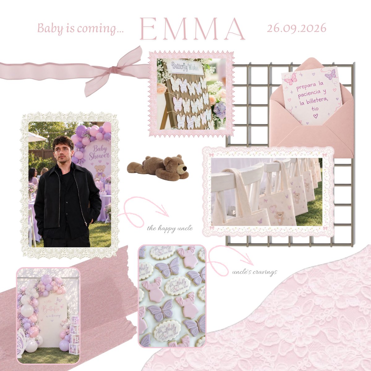 couranthie's tweet photo. — 𝖤𝗆𝗆𝖺'𝗌 𝖻𝖺𝖻𝗒 𝗌𝗁𝗈𝗐𝖾𝗋.

Feliz de poder ser parte del baby shower de mi sobrina Emma. De más está decir que estoy muy feliz por vos, amiga, y es un orgullo acompañarte en esta nueva etapa. https://t.co/KktjiZxzeQ