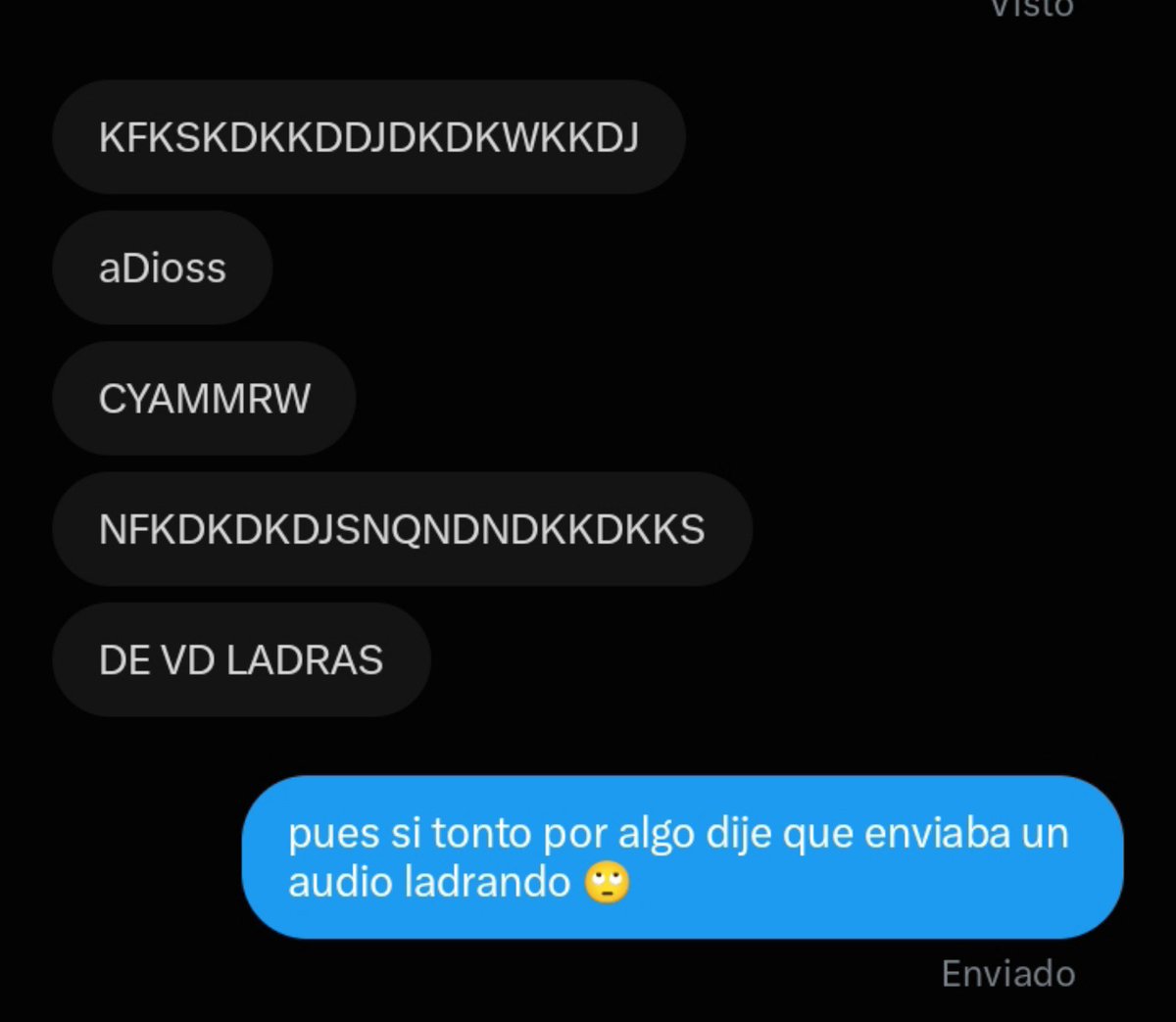 dreamwiish's tweet photo. el único que quiso que le envié un audio ladrando 💔 https://t.co/s1JKCNPY46