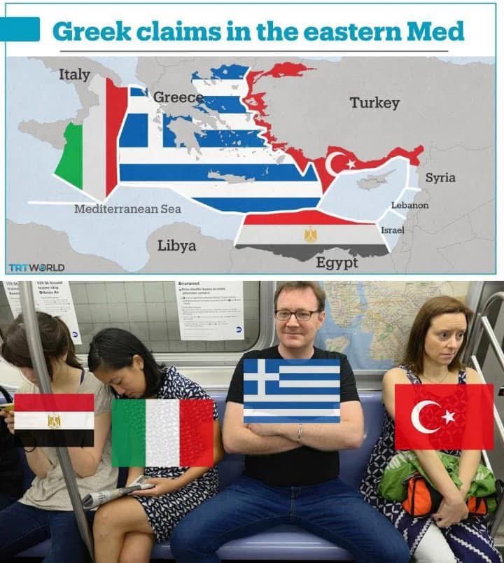 DokuzTugluKagan's tweet photo. Yıllarca Tripoli ve Mora katliamı diye yazdık, etkisi olmadı. Dışişleri Bakanlığı ve TRT paylaşınca patladı, millet şok oldu. TRT birkaç hafta önce de Anadolu’da yaptıkları katliamları paylaşmıştı.

Sanırım y*nan’a karşı kalkan birşey var. İşgal ettikleri adaları geri alalım. https://t.co/15zt09op5E