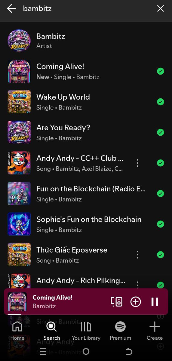 DeFiFemmeX's tweet photo. 𝗘𝘅𝗽𝗹𝗼𝗿𝗲 𝗧𝗵𝗲 𝗕𝗮𝗺𝗯𝗶𝘁𝘇 𝗖𝗮𝘁𝗮𝗹𝗼𝗴𝘂𝗲 🎧

What if discovering Bambitz was never meant to end after hearing one song?

Sometimes you hear a track, catch the vibe, save it, and move on.

But with a project built around music, characters, culture and community, one song can only show you part of the picture.

That is why I think exploring the @BambitzRecords catalogue matters.

Bambitz is more than a single release. Different songs bring different moods while adding another piece to the same growing universe.

Here are 3 tracks worth pressing play on 👇

1️⃣ 𝗪𝗘𝗟𝗖𝗢𝗠𝗘 𝗧𝗢 $𝗕𝗔𝗠

Every universe needs an entry point.

“Welcome to $BAM” feels like exactly that.

Instead of starting with complicated Web3 terms, it lets the music introduce you to the world first.

You press play, get the vibe, meet the Virtual Panda Band, and then start discovering what sits behind the music.

For me, that makes it a natural starting point for anyone new to Bambitz.

2️⃣ 𝗖𝗢𝗠𝗜𝗡𝗚 𝗔𝗟𝗜𝗩𝗘

Then comes “Coming Alive,” one of the newer additions to the catalogue.

What I like about a new track is that it shows the project is still moving.

The sound keeps expanding, giving listeners another way into the Bambitz universe.

And that is important for a music-driven Web3 project.

You are not just watching a token narrative develop. 
You are watching the music, characters, IP and community grow alongside it.

3️⃣ 𝗪𝗔𝗞𝗘 𝗨𝗣 𝗪𝗢𝗥𝗟𝗗

“Wake Up World” brings another flavour to the catalogue, blending punk, indie and dance influences.

That variety is one of Bambitz’s interesting USPs.

The project does not need every song to sound the same.

Different tracks can create different moods while still belonging to the same universe. And that gives more people a reason to connect.

𝗧𝗛𝗘 𝗕𝗜𝗚𝗚𝗘𝗥 𝗣𝗜𝗖𝗧𝗨𝗥𝗘

This is where the Web3 side gets interesting.

Bambitz connects original music, a Virtual Panda Band, community, IP and the $BAM ecosystem through its broader #Listen2Burn concept.

The music gives people something to experience first.

The culture gives them something to participate in.

And the blockchain layer adds another dimension to that experience.

You do not have to be deep in crypto to enjoy the music. But if you are, there is more to explore beyond simply looking at the chart.

𝗠𝗬 𝗧𝗛𝗢𝗨𝗚𝗛𝗧

I think judging Bambitz after one song misses the bigger picture.

“Welcome to BAM” introduces the world.

“Coming Alive” brings fresh energy.

“Wake Up World” shows the range.

Three tracks, different moods, one growing universe.

So if you have only heard one Bambitz song, maybe that is where the real exploration starts.

Find the track that speaks to you. 
Then keep pressing play. 🎧

🎧 Explore the catalogue: https://t.co/LNTqMT0GBk

#Bambitz #Listen2Burn #Solana #Web3Music #SoundOfValue #BAM