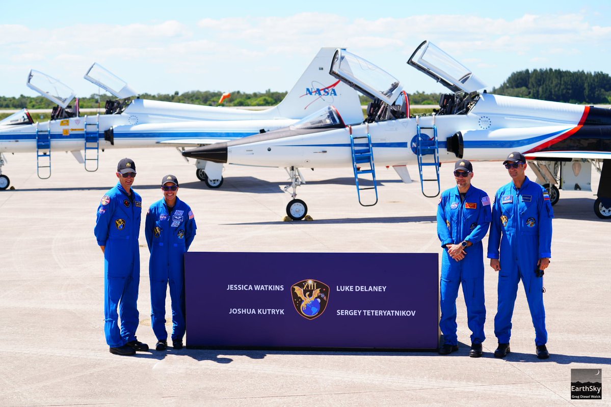 GregDieselPhoto's tweet photo. NASA Crew-13 astronauts arrived today at KSC ahead of their Oct 1 scheduled launch. Media for @earthskyscience #crew13 https://t.co/XtkfsjXvs0