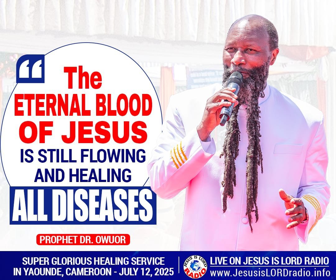 itsonly_Alooh's tweet photo. No matter your condition, the doctor's report don't worry!
The Eternal Blood of Jesus is still flowing and has no spatial limitation! #EternalGloryInBrazil https://t.co/ulgTfn5zU5