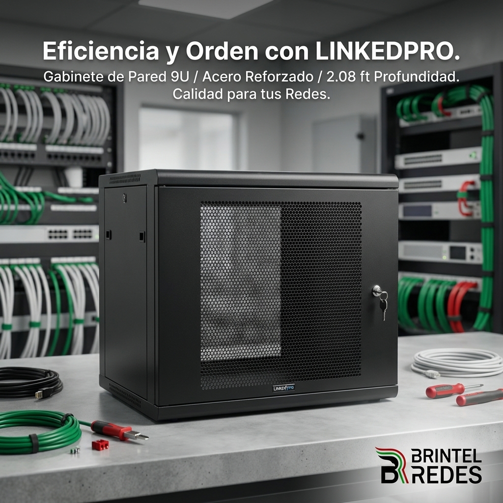 BrintelMX's tweet photo. ¿Batallando para que quepa ese switch más profundo en la pared? El secreto está en los 635 mm de fondo de este gabinete LinkedPro de 9U. Te da el espacio exacto para equipos robustos y acero reforzado que aguanta todo. Mantener tu SITE impecable sí es posible. 

#RedesEstructurad https://t.co/1spCt8xpi2