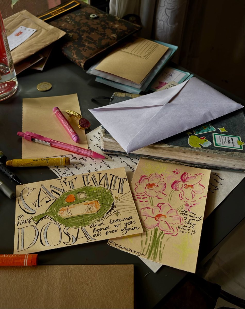 amelialopeztour's tweet photo. Drawing like a 3-year-old on postcards and sending letters pretty much sums up my social life in tech-enabled 2026. [18 Feb 2026] https://t.co/W6BmWZGtFW