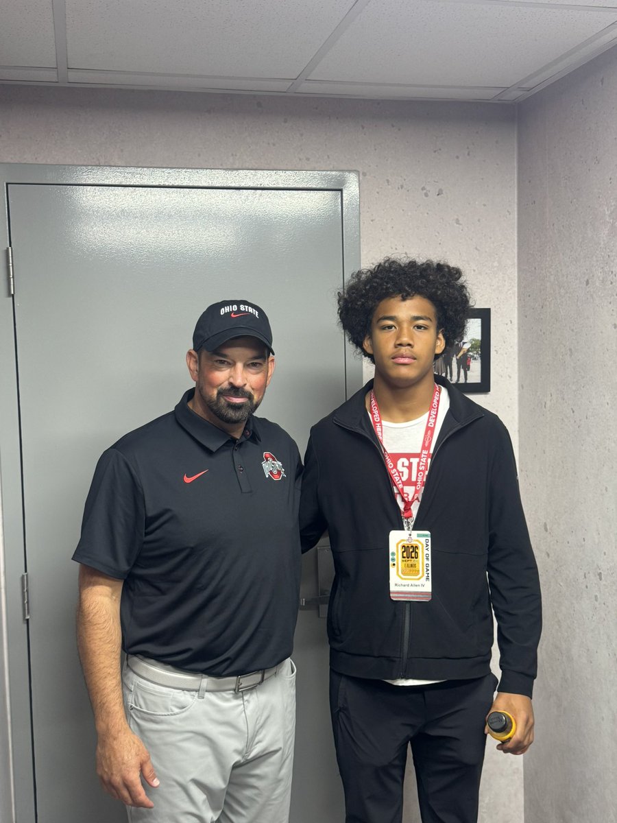 richallen_iv's tweet photo. Had an amazing time at Ohio State. Can’t wait to come back! https://t.co/7CXYqXPvIB