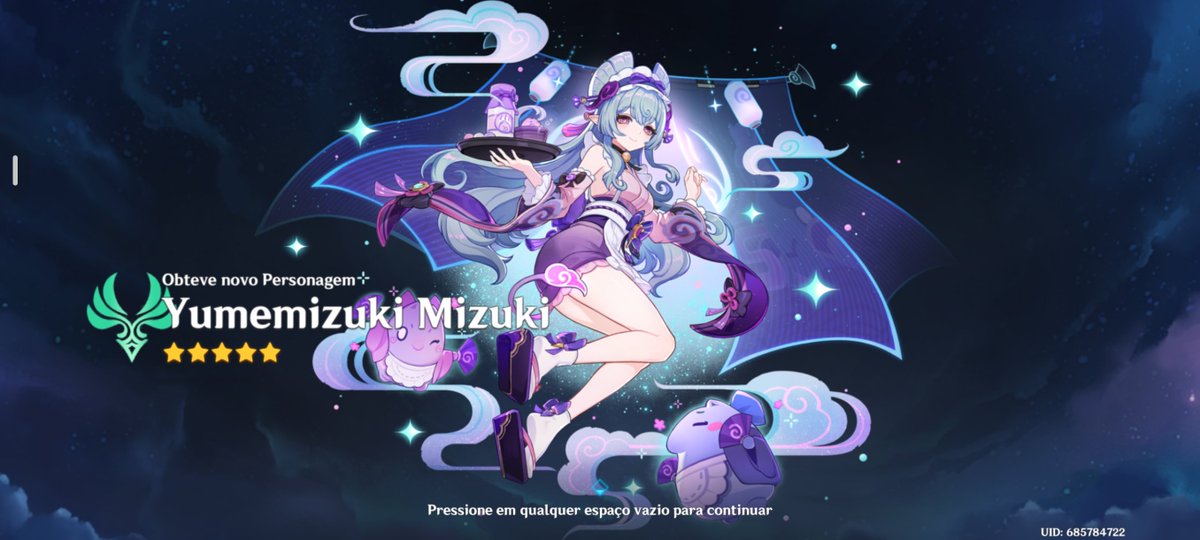 Alex_Sandro2000's tweet photo. #GenshinImpact personagem 5 Estrelas do seletor Grátis Yumemizuki Mizuki https://t.co/kuDTuki8KD
