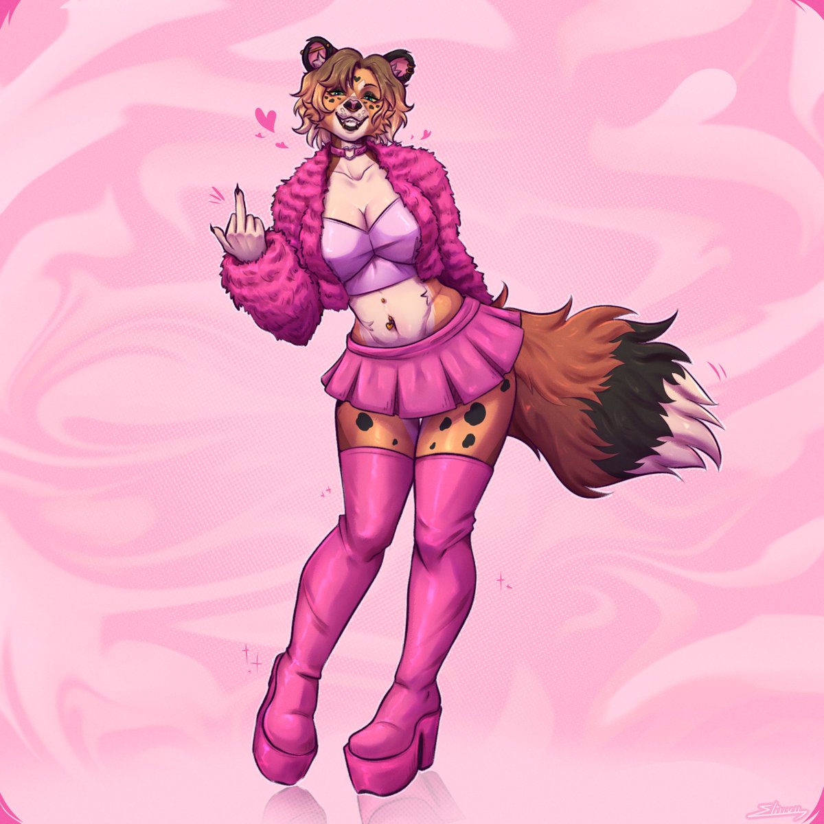 _EliUvU's tweet photo. Commission finished for @/Amyf4rr 💗✨ I tried a different shading technique, i think it came out pretty good ^^

#commission #furryart #myart https://t.co/O7fK0TlBWN