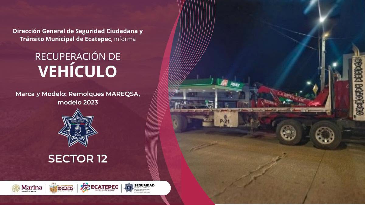 SeguridadEcatep's tweet photo. 𝗥𝗲𝗰𝘂𝗽𝗲𝗿𝗮𝗺𝗼𝘀 𝘃𝗲𝗵𝗶́𝗰𝘂𝗹𝗼𝘀 𝗲𝗻 𝗱𝗶𝗳𝗲𝗿𝗲𝗻𝘁𝗲𝘀 𝗽𝘂𝗻𝘁𝗼𝘀 𝗱𝗲 𝗘𝗰𝗮𝘁𝗲𝗽𝗲𝗰
Lee la nota completa aquí:🔗https://t.co/2vZY2oelMM

#EcatepecCambioQueSeSiente #ElCambioSeSiente #AzucenaCumple #Ecatepec #SeguridadParaTodasYTodos #PolicíaDeEcatepec https://t.co/dBN6hCWlwk