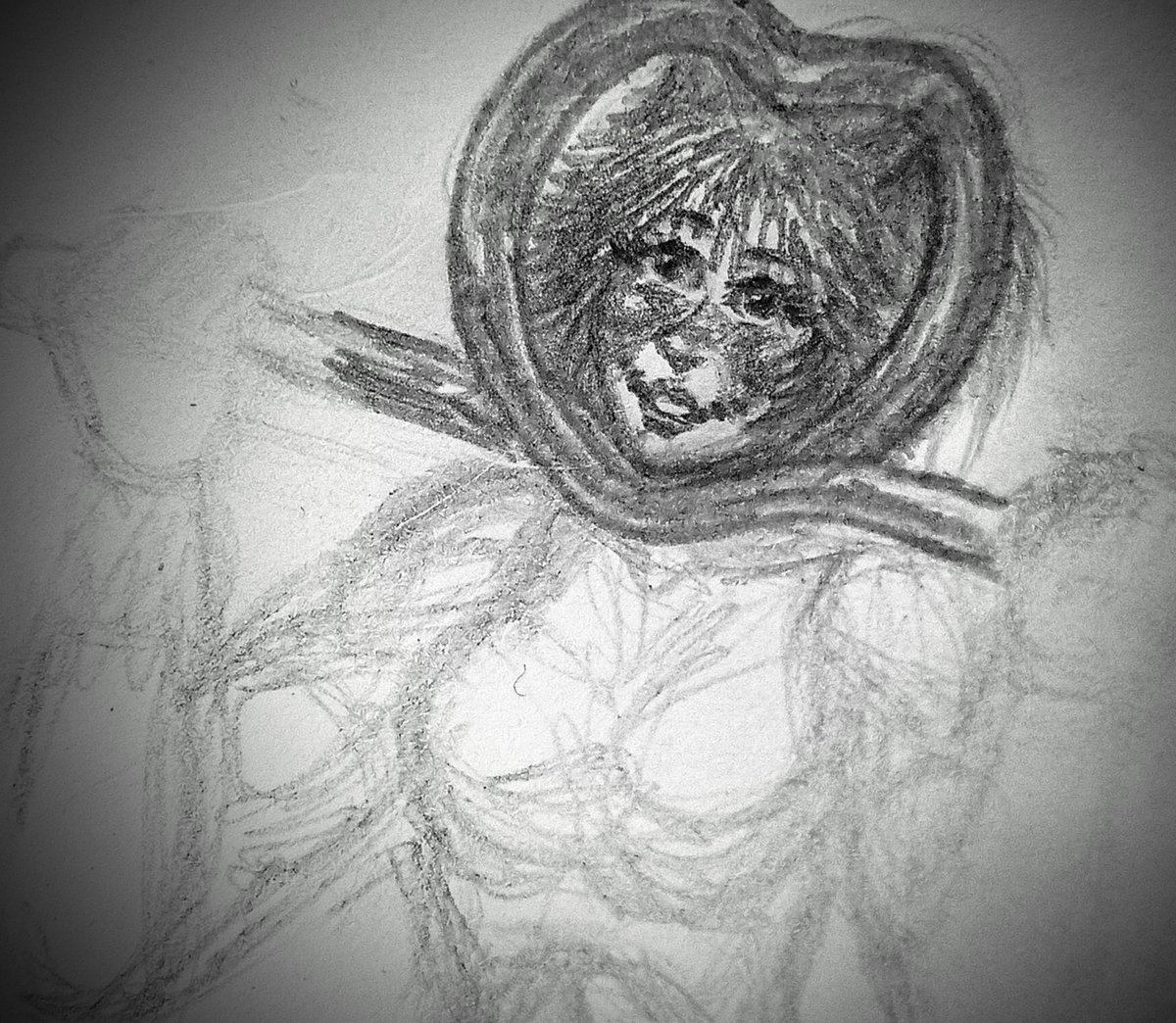 ethelbelfeline's tweet photo. PREview / PRE-PRoduction / (Work-In-) PRogREss / PRocEss

sKETch

[HD]

The show must go on!

So,from grim to grin...

I think it was seeing my prretzel pic that I came up with this concept of bending an iron bar not only into a knot but into a heart shape...

#rkgk #indiecomics https://t.co/yFK9qnyGfW