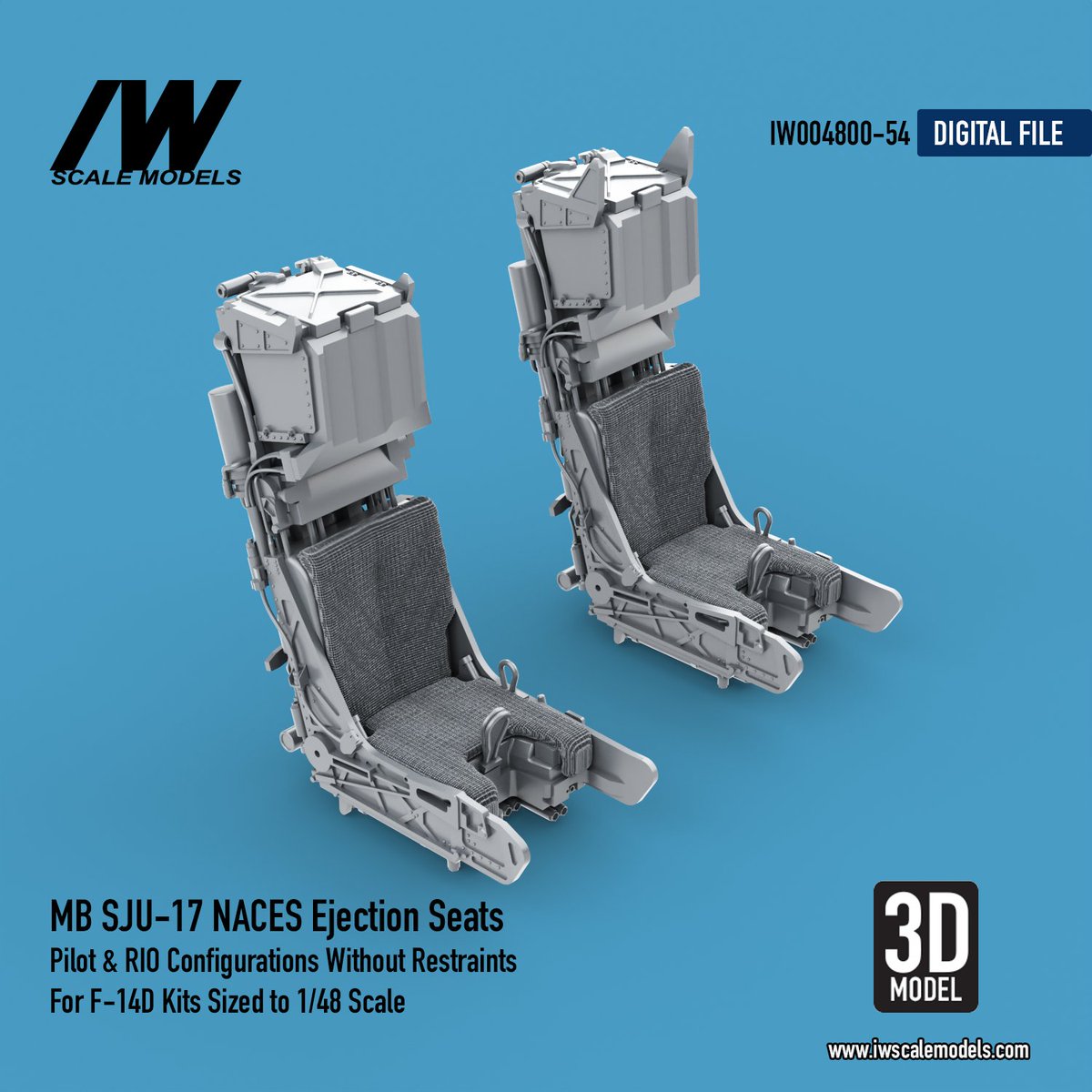 iwscalemodels's tweet photo. Home Brewers, rejoice! Our F-14D MB SJU-17 NACES Ejection Seats are now available for download as print@home .STL files in our store.
https://t.co/hyoVWfhoCb
#scalemodelling #F14D #f14tomcat #militaryaircraft #3dprinting https://t.co/k2wcMilqie