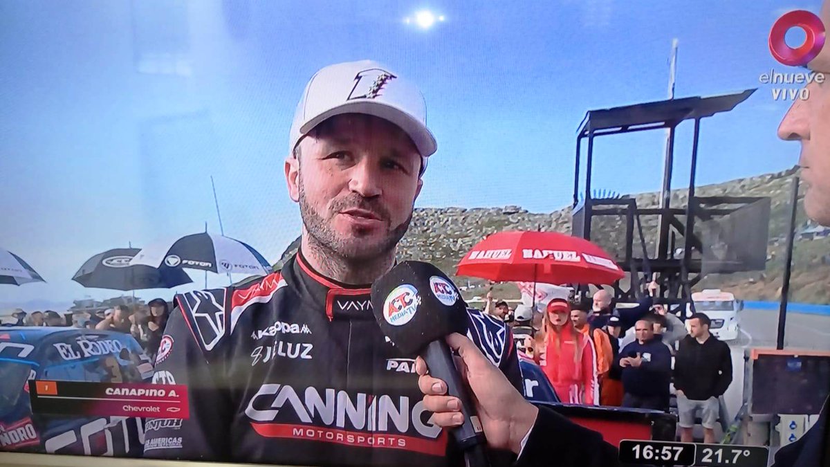 raulgattelet's tweet photo. #pilotoarrecifeño #TCPickUp #Balcarce
#clasificación
P3 @AgustinCanapino (Chevrolet) 1:40.811 +0.945
Foto: #trasmisiónTV https://t.co/Ifupj6lAeE