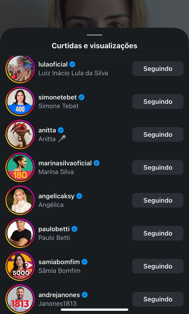 tuittajuIia's tweet photo. Presidente Lula
Deputada e ministra Simone Tebet
Deputada federal Marina Silva
Deputada federal Sâmia Bomfim
Deputado federal André Janones

Todos curtiram ou comentaram o vídeo da Ana Paula sobre a proibição das bets em menos de 1h. É sobre credibilidade! https://t.co/2sm5sYSxWl