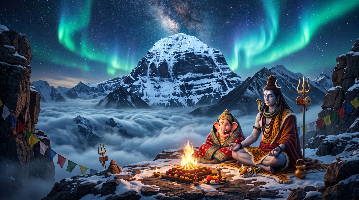noramoorepuwkof's tweet photo. When Bappa arrives, He illuminates not just homes but hearts too. May every sorrow fade, every wish come true, and Bappa’s blessings remain with us at every step. Ganpati Bappa Morya! https://t.co/S6PhFxvXC4