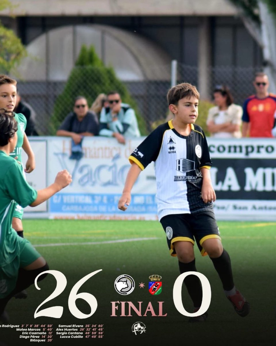 GolSinVAR's tweet photo. La cuenta de la cantera de @UnionistasCF ha publicado esta imagen donde pone el resultado del partido. 

26-0 han ganado.

Muchas canteras empiezan a poner los resultados a partir de cadetes y mientras tanto, en estas categorías, ponen victoria, empate o derrota. https://t.co/R6uOC55gRr