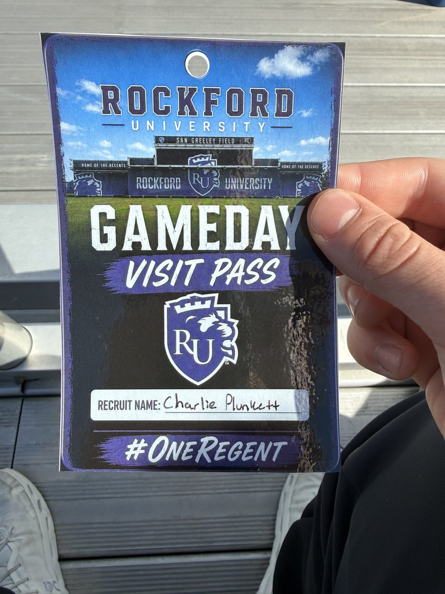 CPlunkett680's tweet photo. Thank you to @coach_cal_cal and @RockfordUFB for having me out for a game-day visit today! https://t.co/AhCpjSBTbl
