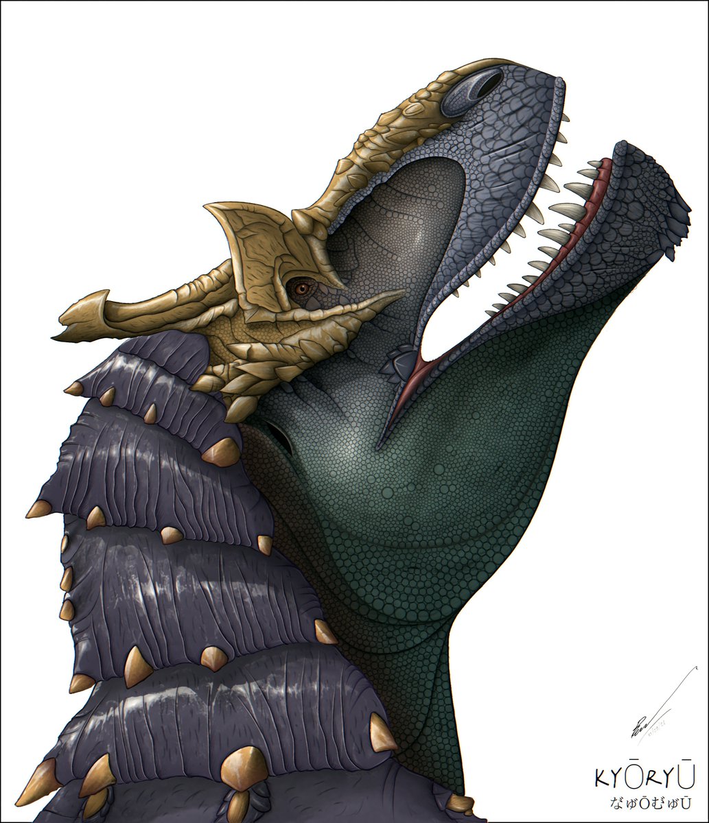 Wachirawit96111's tweet photo. The samurai king

#paleoart #KYORYU #dinosaur https://t.co/rMU7tv36Xs