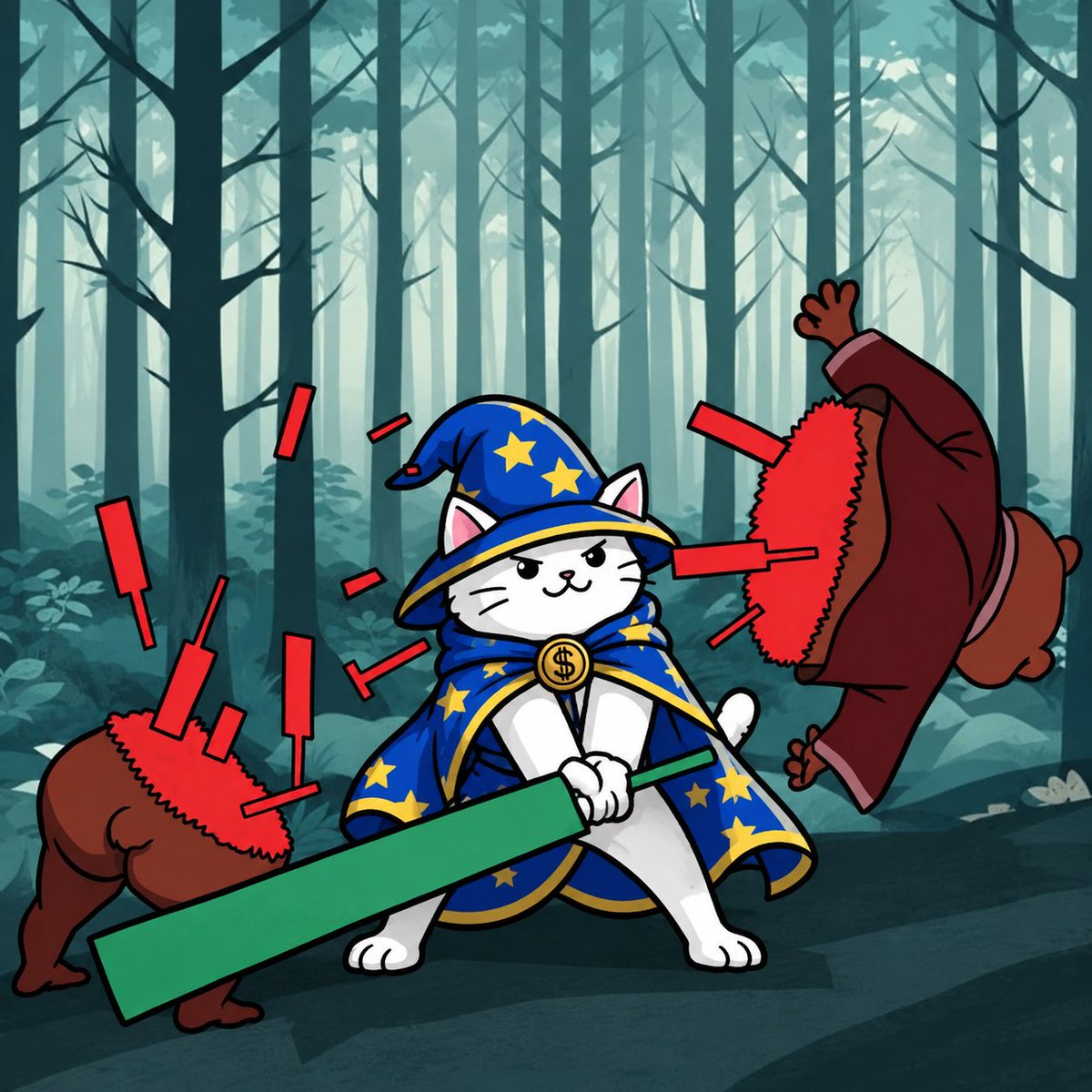 MCM_Coin's tweet photo. Bear market: “You’re done.”
Magic Cat: “Watch this.” 🪄 https://t.co/N2IrJZqmn0