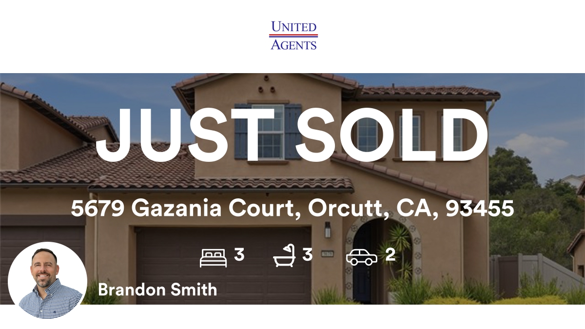 brandonsmithua's tweet photo. 🛌 3 🛀 3 🚘 2
📍 5679 Gazania Court, Orcutt, CA, 93455

My latest sale on RateMyAgent.
CA 01933290
https://t.co/D7DBn4Ivgx

...
#ratemyagent #realestate #United_Agents https://t.co/gA3W8iNFAZ