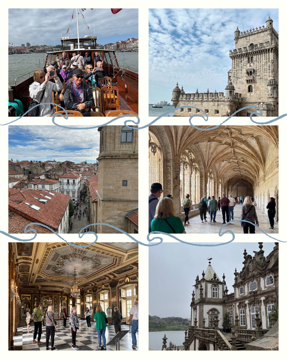 AggieNetwork's tweet photo. From exploring the streets of Lisbon &amp; cruising the Douro River to discovering Santiago de Compostela, the Basque coastline and the Pyrenees, these Aggies experienced Spain and Portugal. 

Book this trip for 2027 or explore other Traveling Aggies trips at the link in our bio! https://t.co/7ue6Djn7Ng