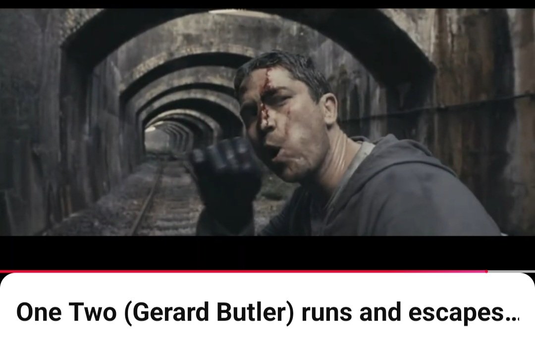 IanEnglush's tweet photo. @atrupar Here: #GerardButler mimics #America's senile #pedophile/#rapist #Trump. #RocknRolla eat a big one donnie https://t.co/i3mlFs7oZO