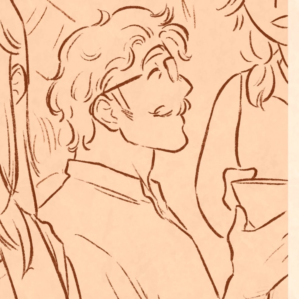 lawdraw's tweet photo. I LOVE HIM AAAAA #harveyxmoss #wip https://t.co/sKWiWdPFUq