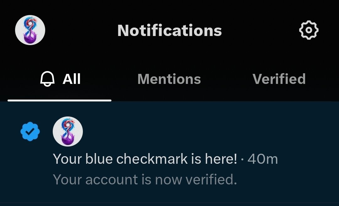 TimeCap_XPR's tweet photo. Blue checkmark locked in https://t.co/0unVs88art
