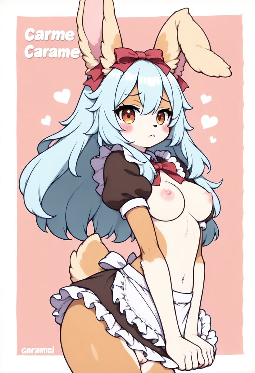 AIriUsamimi's tweet photo. flirty but classy — that's me, cute &amp; cheeky bunny 🎀
Just me, my ears and a little quiet time.
Sending a little caramel warmth your way.
#Airi #AIriUsamimi #furry #cutecore https://t.co/iYkGoncx9f