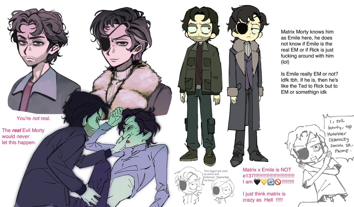 utamaomao7's tweet photo. Go my matrix morty slop #mortycest https://t.co/IgOqWXeh4J