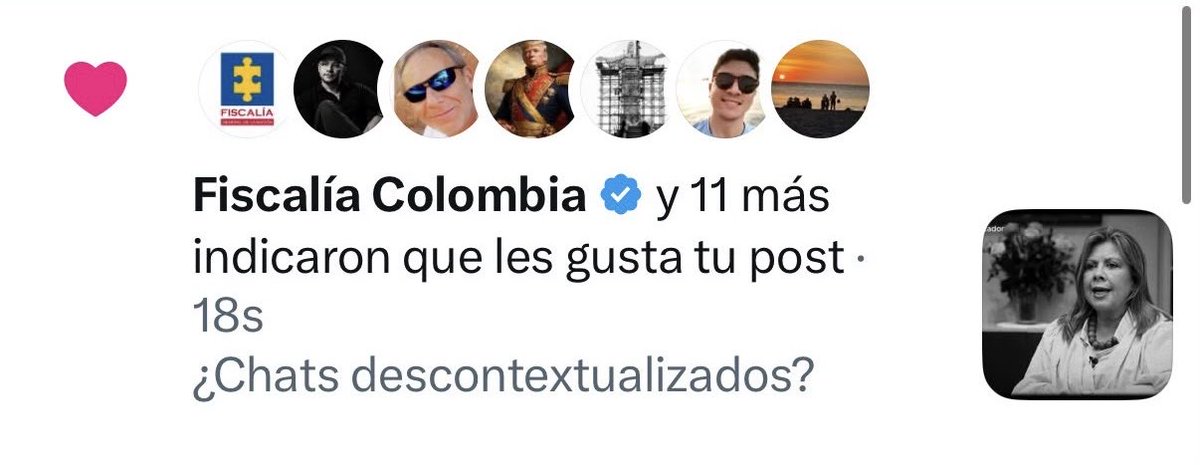 federicogomezla's tweet photo. Están tan pendientes en el Búnker de lo que vamos a publicar mañana en la portada de @estoescambio que le pusieron like a nuestro post desde la cuenta oficial de la @FiscaliaCol 

Los invito a suscribirse desde hoy para que no se lo pierdan. https://t.co/YiCGDXdOQb