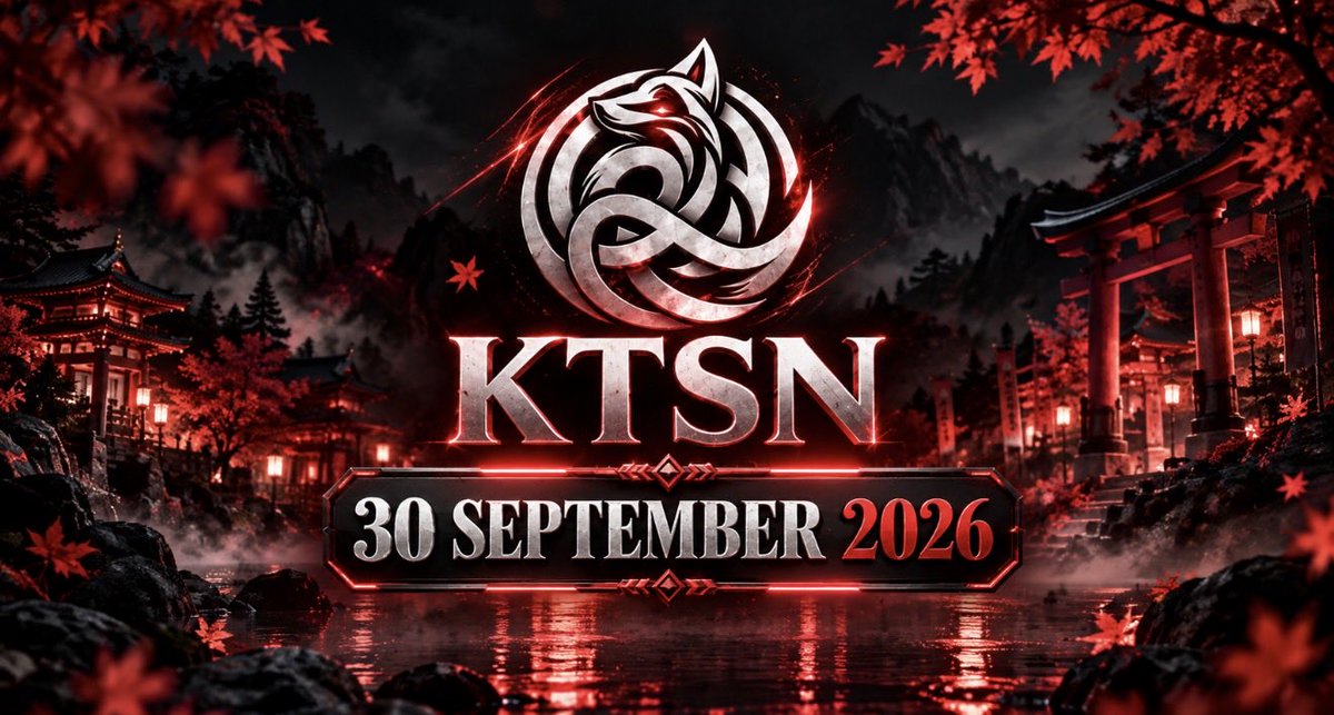 KaiKitsune0's tweet photo. We sincerely apologize for the delay.
Thank you for your patience and continued support.

30 SEPTEMBER 2026 — $KTSN
The next chapter begins. https://t.co/agtZgiMkor