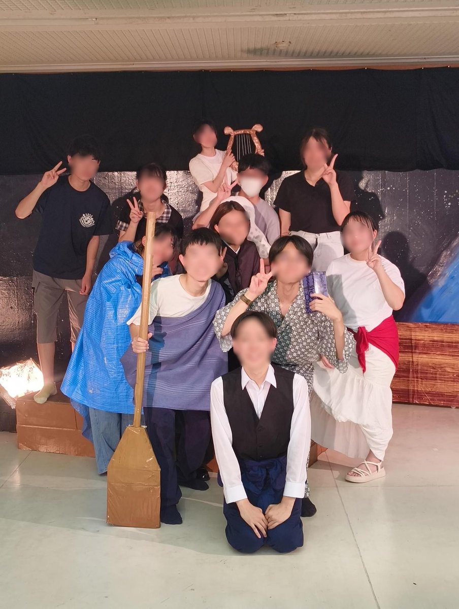 engekitohkatsu's tweet photo. 大変遅ればせながら文化祭公演終了いたしました。 
暑い中たくさんの方に来ていただき感謝の念に堪えません。 これからも #東葛演劇部 をよろしくお願いします。
2026年度文化祭公演「ユア・ルネッサンス」
#演劇 #東葛 #高校演劇 https://t.co/wizRhhG1WJ