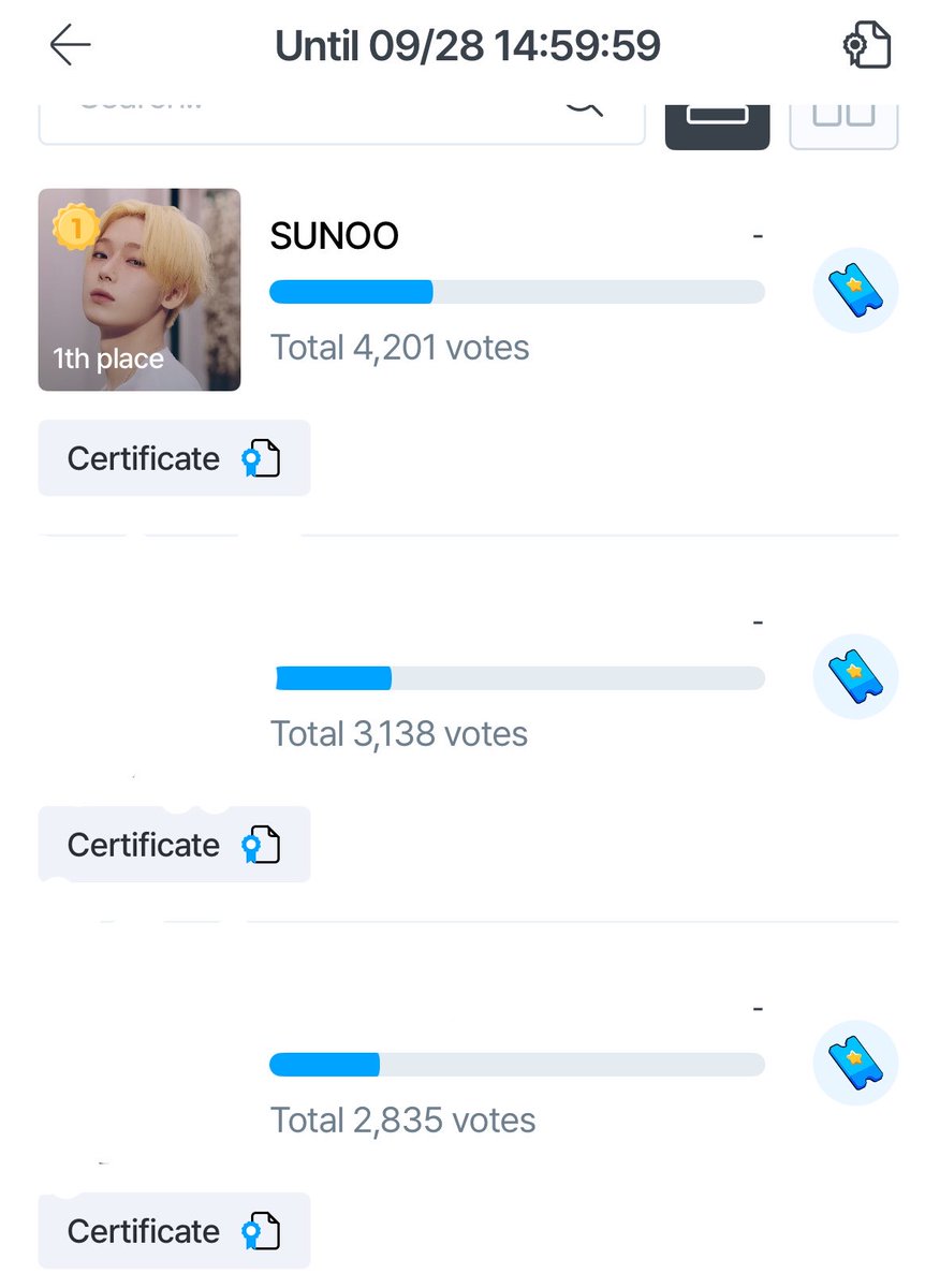 goldenksunoo's tweet photo. BARAGIS~ v0tings will end TOMORROW!

Sunoo is leading but don’t be complacent as our opponents will surely drop big tomorrow as well! So, keep collecting or 🅱️uy v0tes if you can! 

We need each and everyone of you until the end! this is our chance to give sunoo an award this year so let’s do our very best!