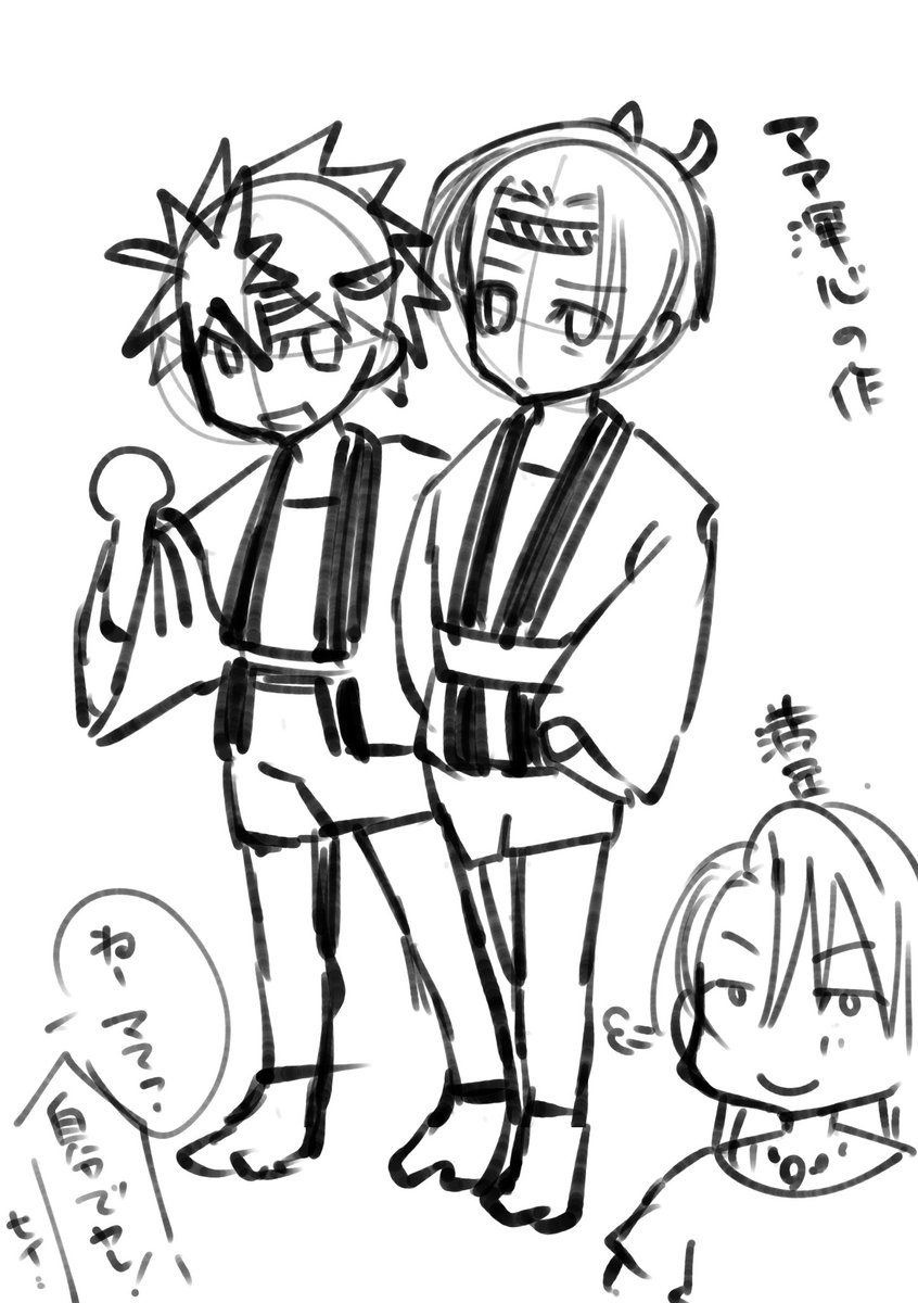 ol_akainu_xo's tweet photo. しおママの日常　お祭りの支度編(上げ直し)
ちょい間違えたので直しました https://t.co/PRIN7i3eup