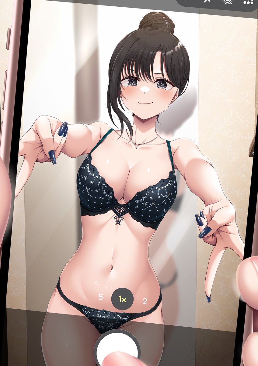 sakerazi's tweet photo. 「このランジェめちゃアガるんだけど！祈梨もイロチでおにーちゃんに見せてあげよーよ！」 https://t.co/aF98zvAJ6j