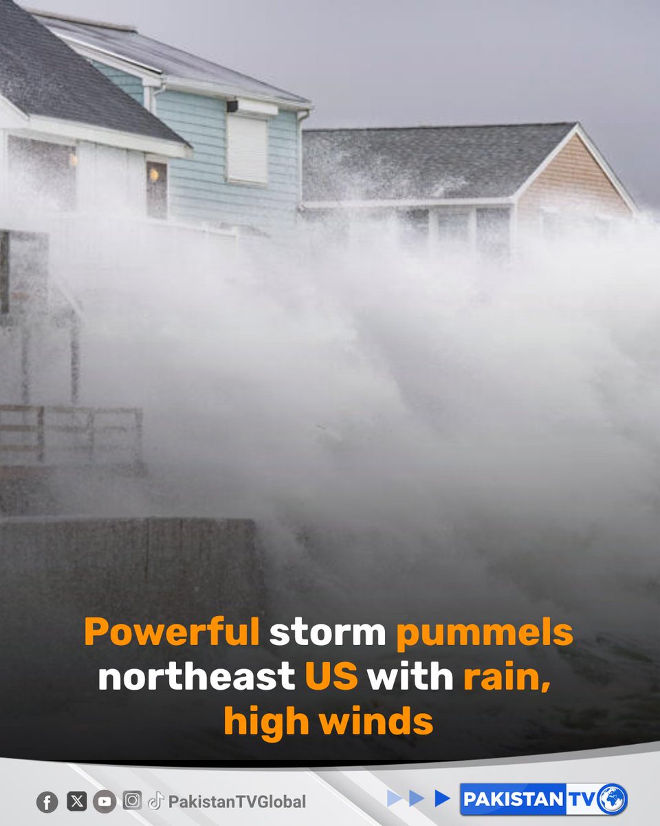 Powerful Autumn Storm Disrupts Northeastern U.S., Thousands Affected