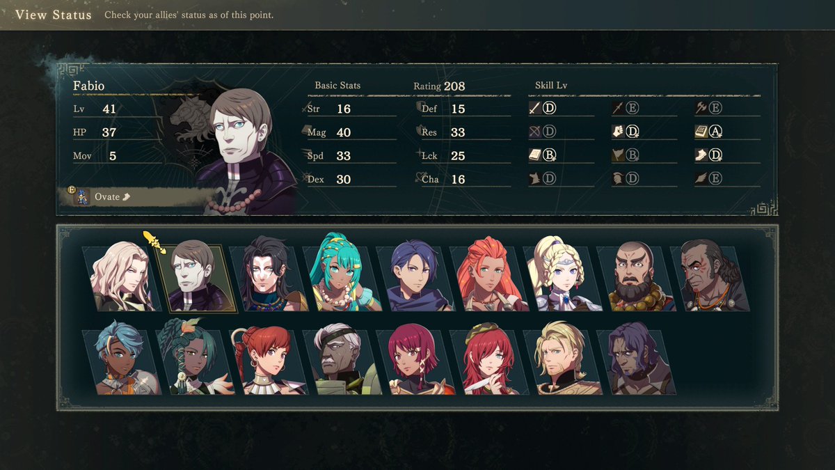 BlazeDragonET's tweet photo. House Lamine after Part 1 (1/3) #FireEmblem #FireEmblemFortunesWeave https://t.co/b0fjgDaINz