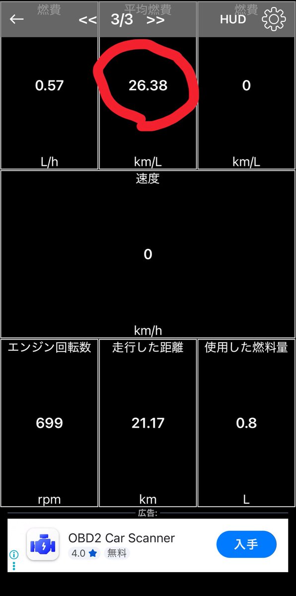 __keiris__'s tweet photo. 都市高速走ったら平均燃費26km超えた

ハイブリッドかよ https://t.co/DjBs5Ynymq